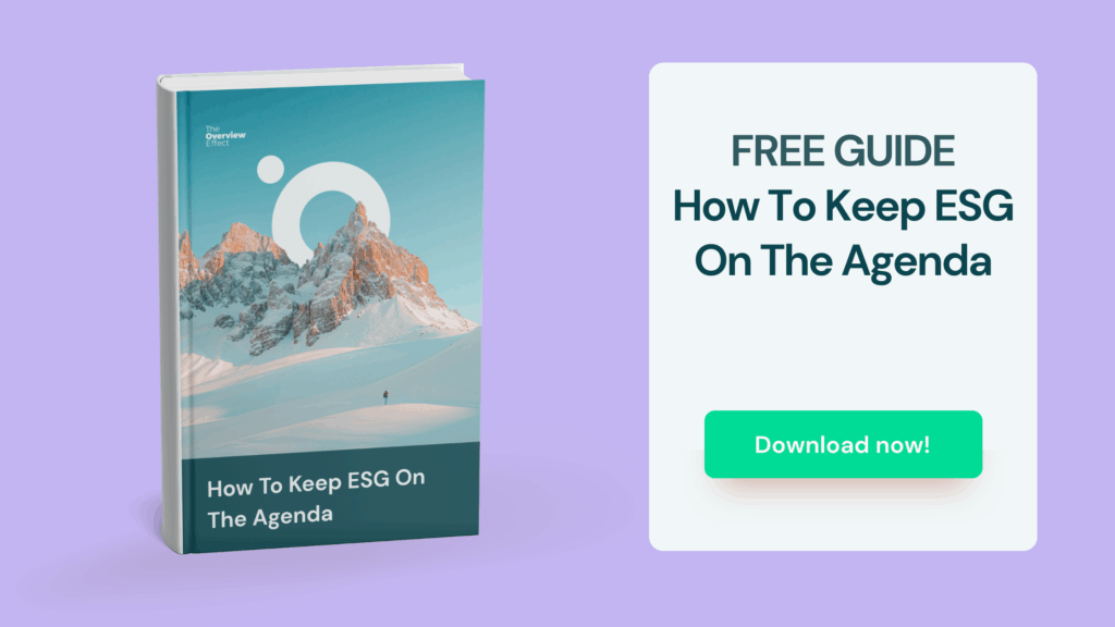 Guide: How To Keep ESG On The Agenda